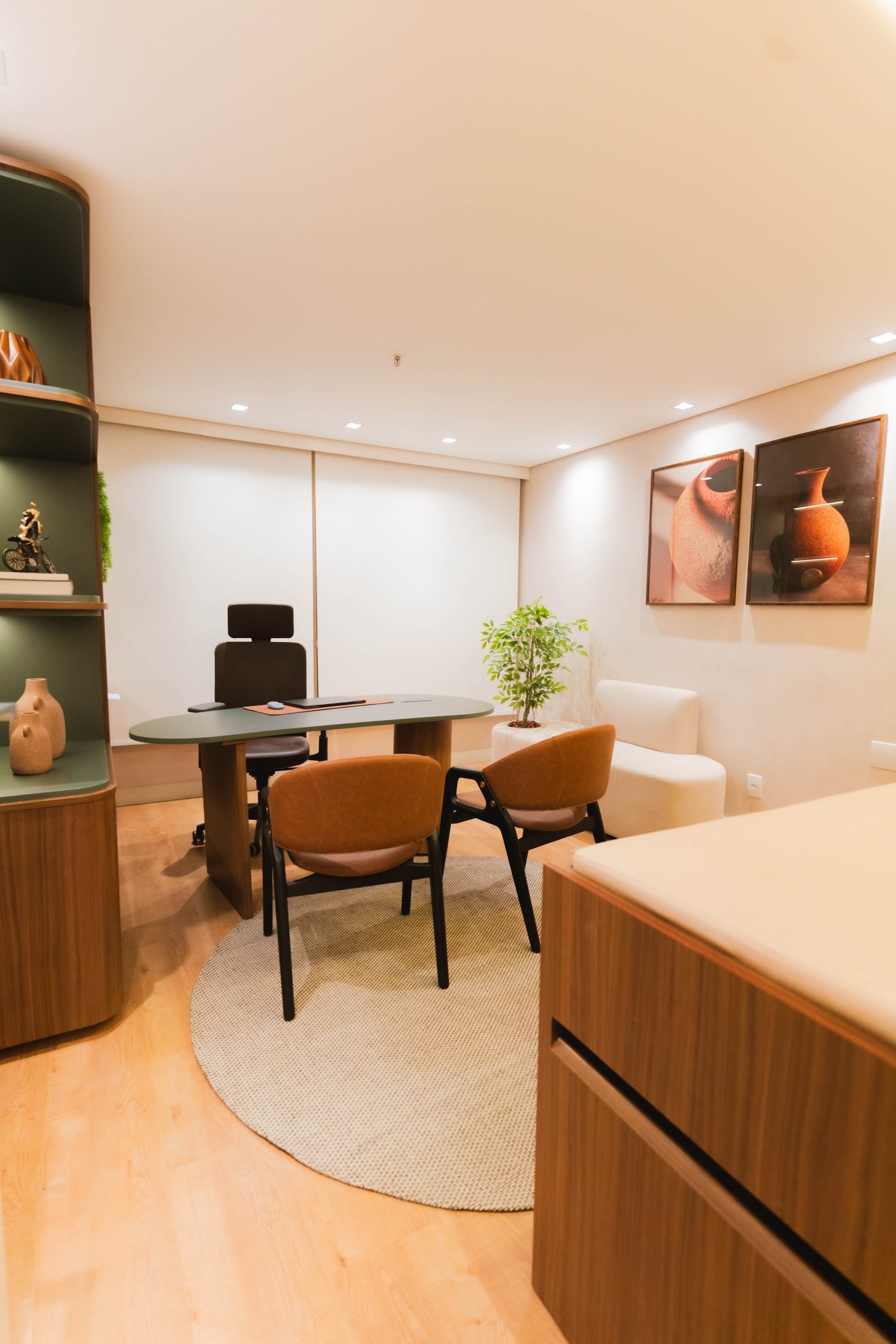Sala de atendimento da clínica Aevum